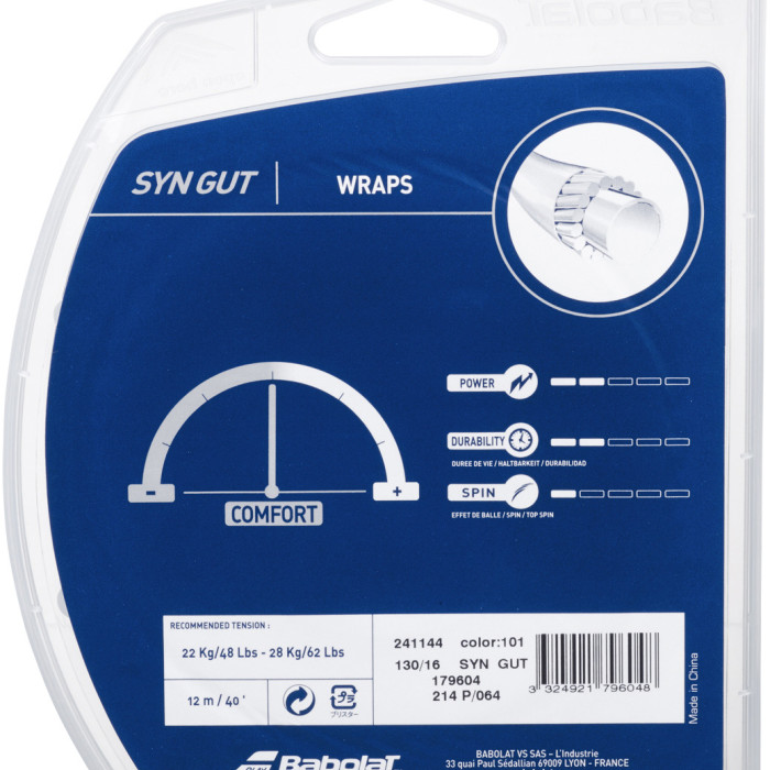 BABOLAT synthetic gut string (12 metres) BABOLAT synthetic gut string (12 metres)