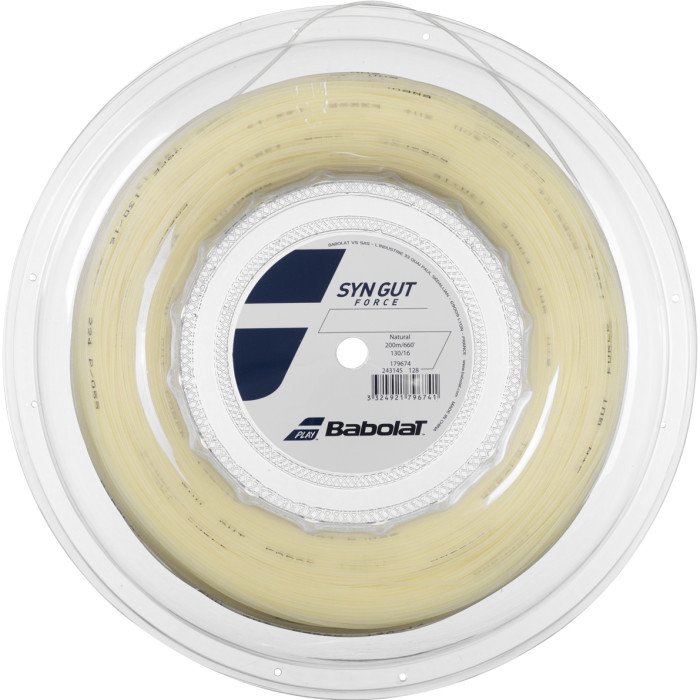 BABOLAT synthetic gut force spool (200 metres) BABOLAT synthetic gut force spool (200 metres)