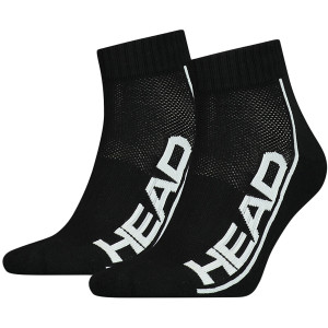 2 pairs of HEAD tennis stripe quarter socks
